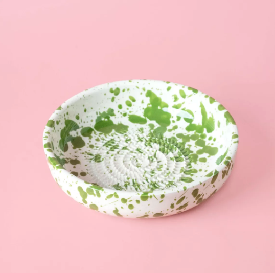 GRANDE assiette en céramique râpée + CUILLÈRE GRATUITE / Mousse