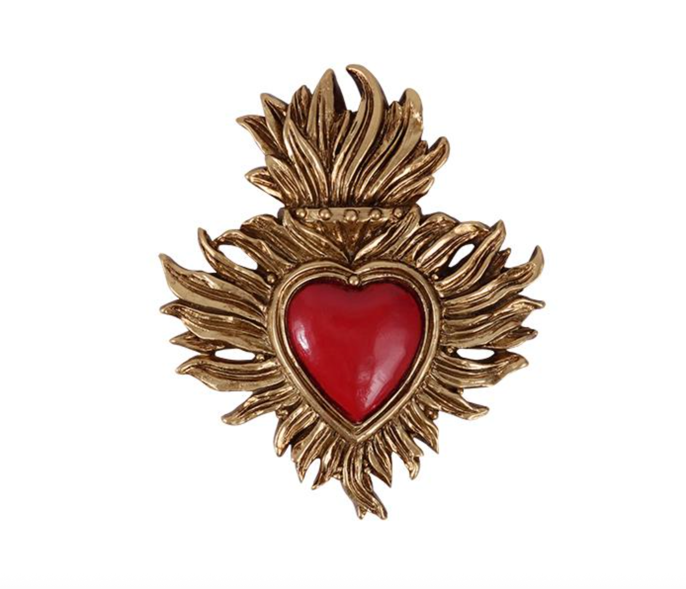 DECO MURALE EX-VOTO ROUGE 7X8,4CM