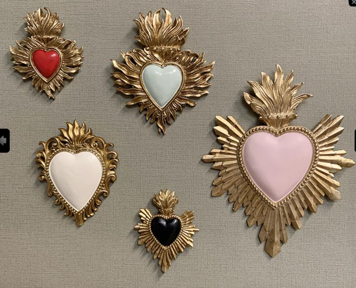 DECO MURALE EX-VOTO ROUGE 7X8,4CM