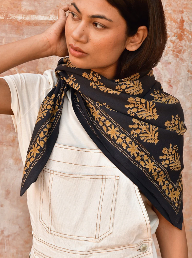Grand foulard Galatie Nuit - Byzantine