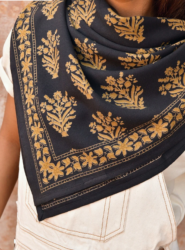 Grand foulard Galatie Nuit - Byzantine