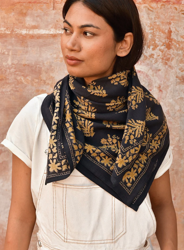 Grand foulard Galatie Nuit - Byzantine