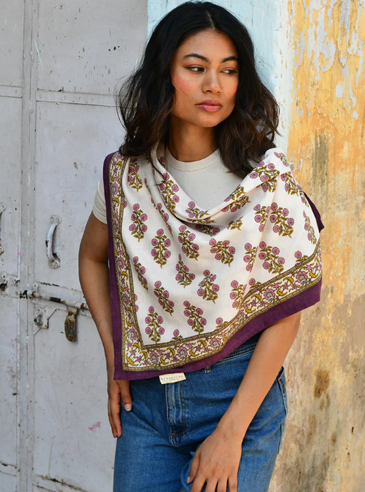 Grand foulard ANTIGONE Jour- Byzantine