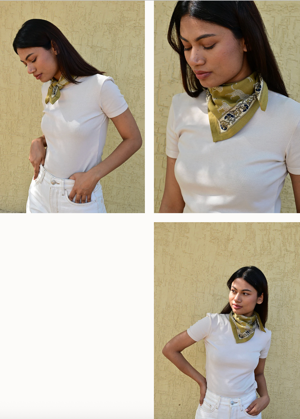 Petit foulard Fauve Noix - Byzantine