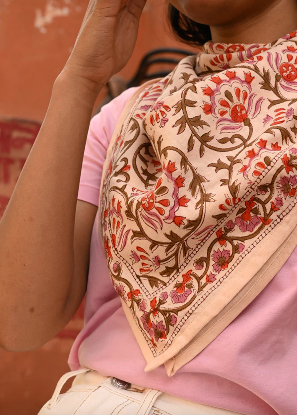 Petit foulard ALEXANDRIE Flame - Byzantine