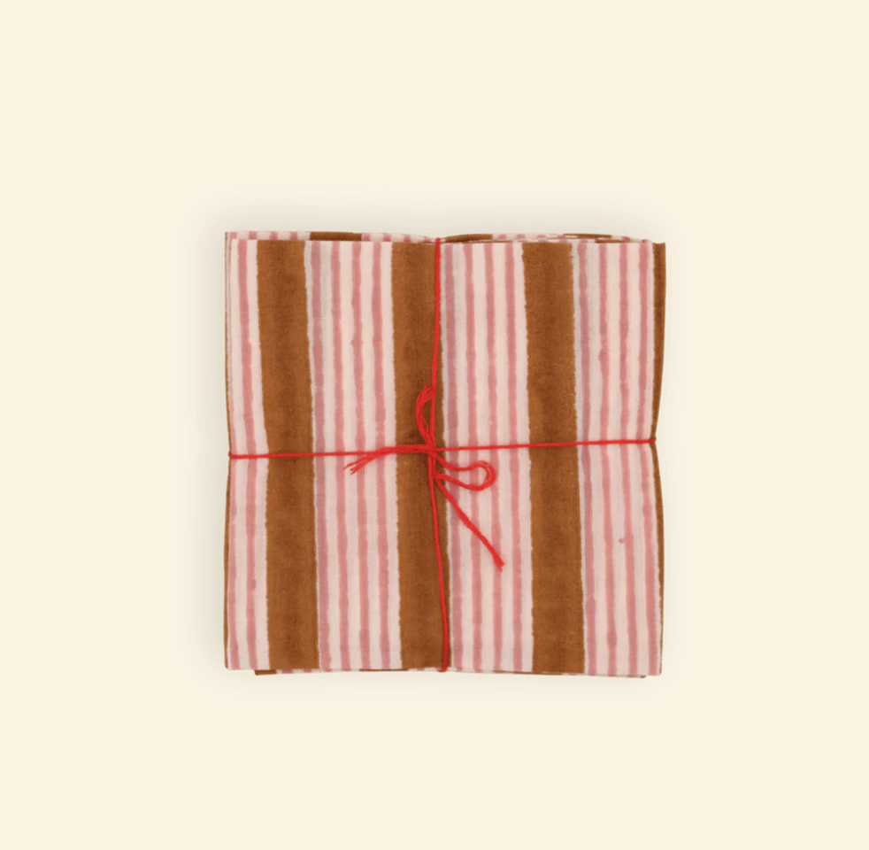 Serviettes de table x4 - Alice Powder