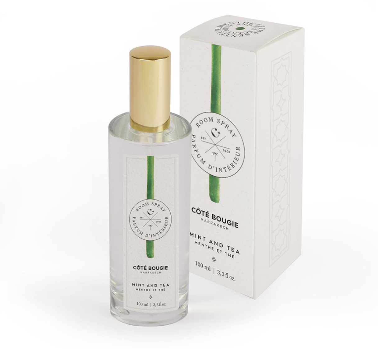 Senteur d'ambiance Spray 100ml senteur Menthe et Thé