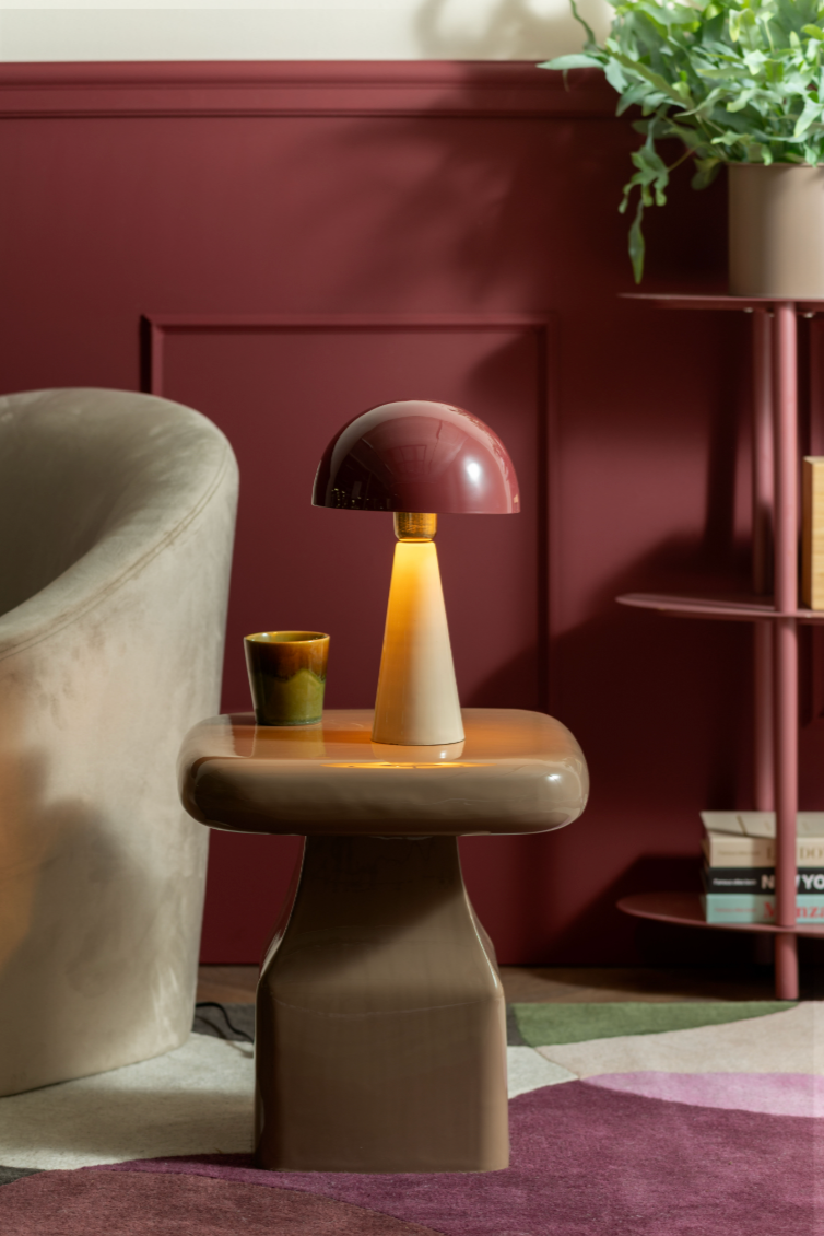 Lampe Prague Burgundy