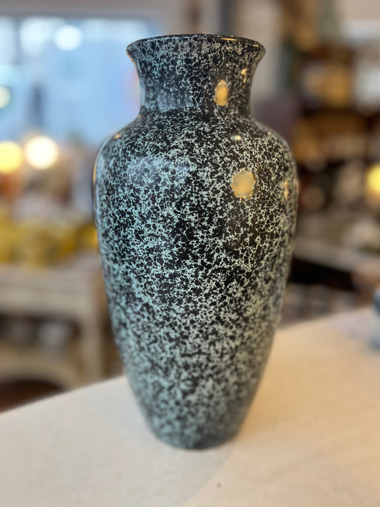 Vase moucheté vintage