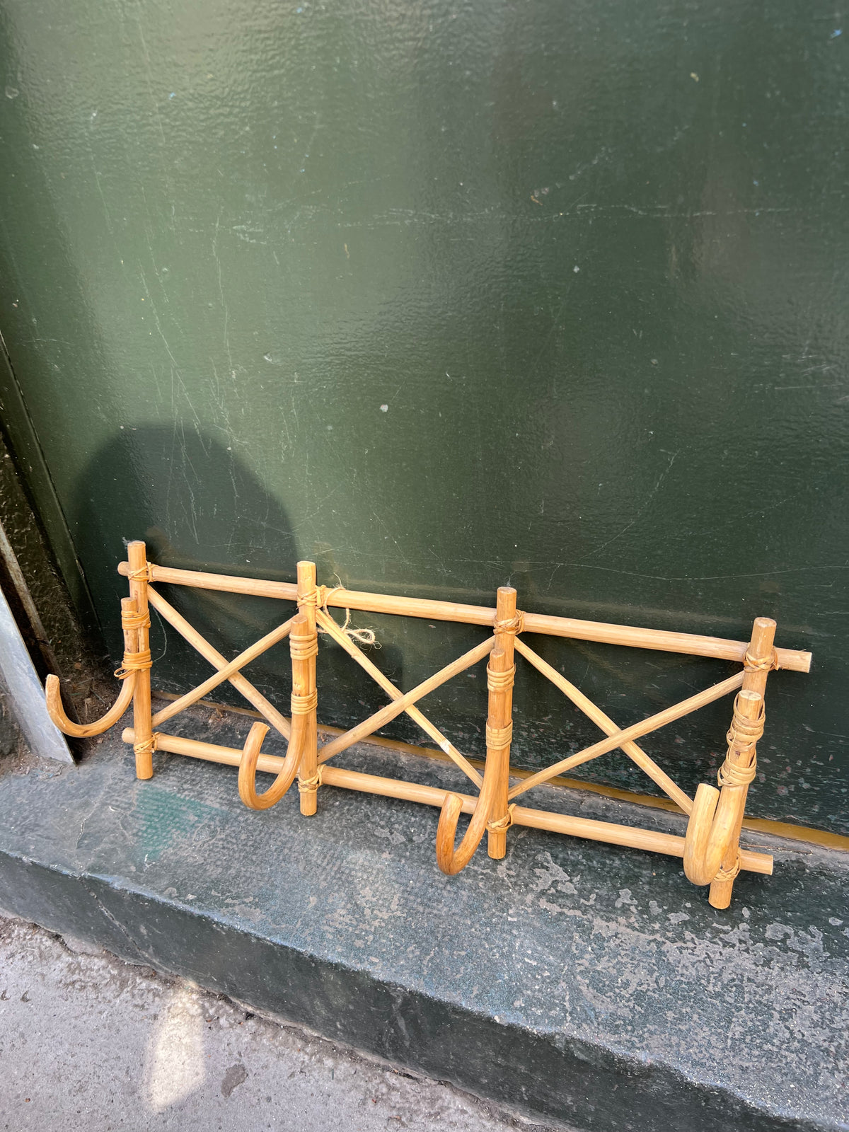 Porte manteau en rotin