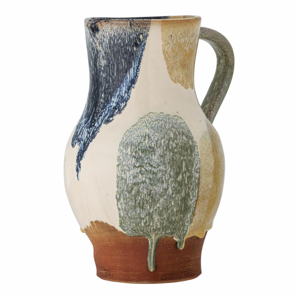 Hayes Vase déco, Bleu, Terre cuite