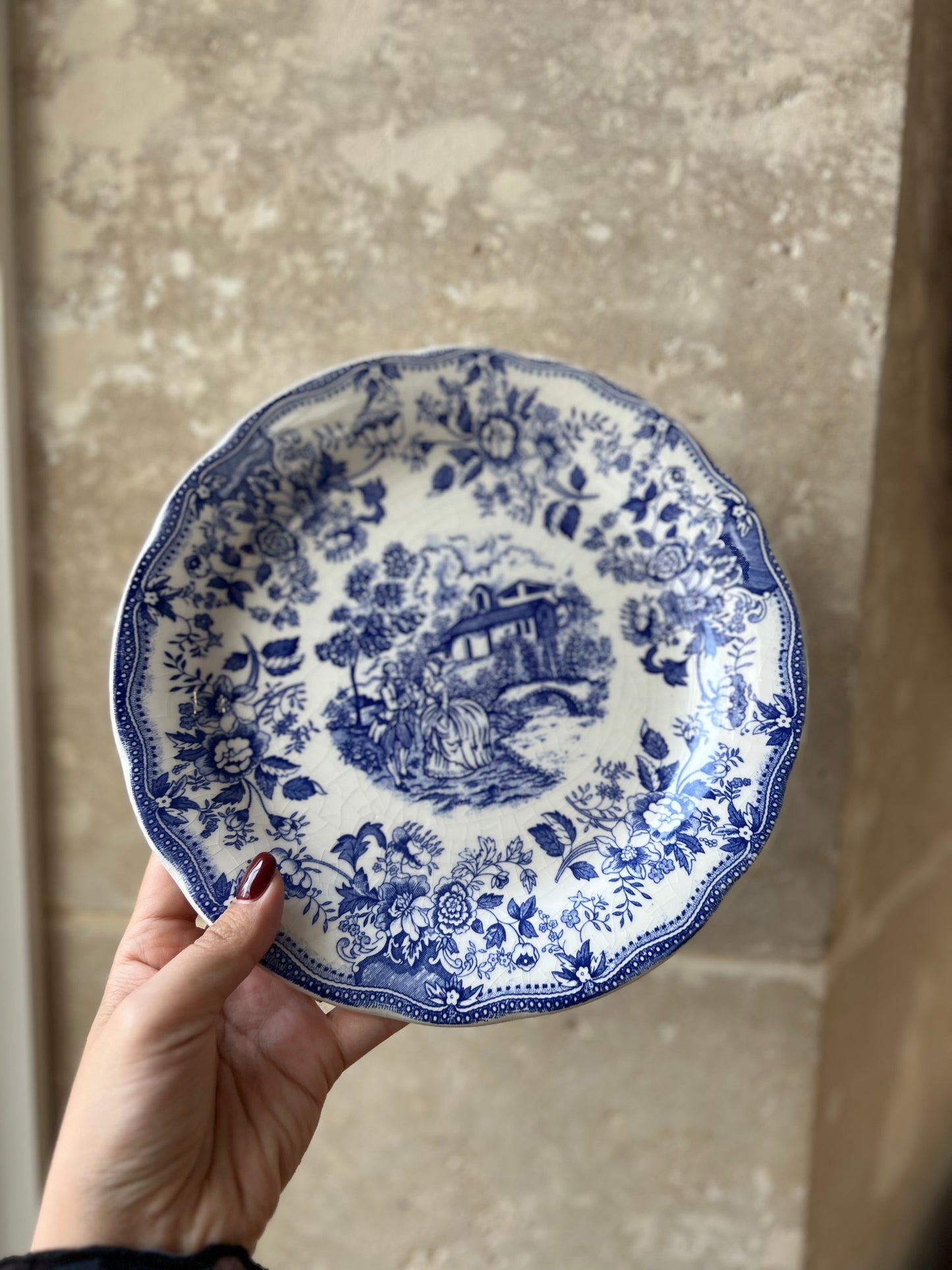 Assiettes semie creuses vintage italiennes