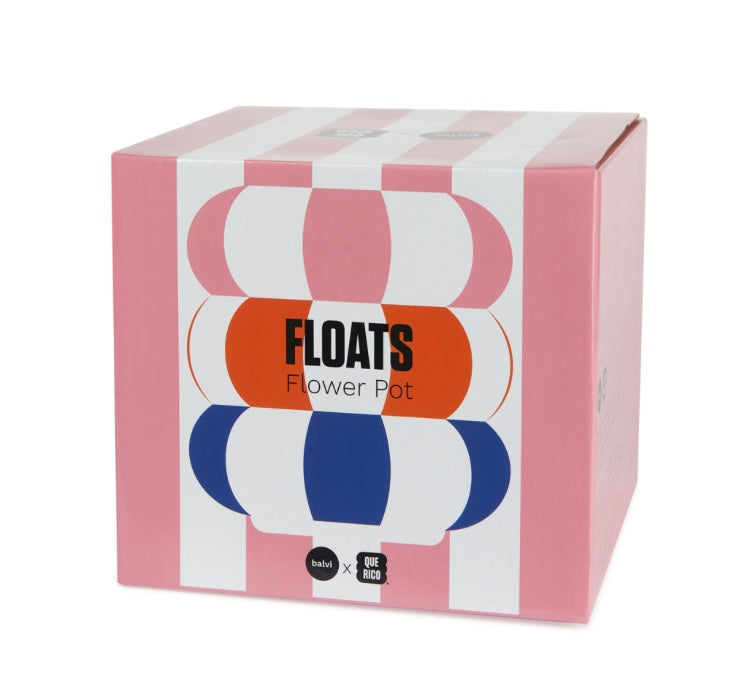 Pot de fleurs Float multicolore en céramique 14,5 cm de diamètre