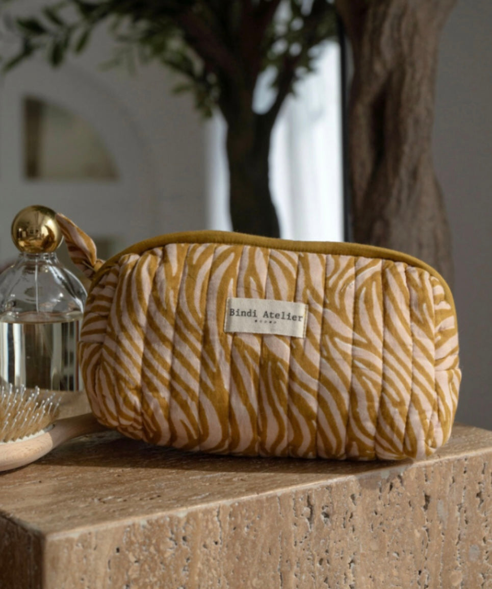 Trousse de maquillage - Zebra Havane