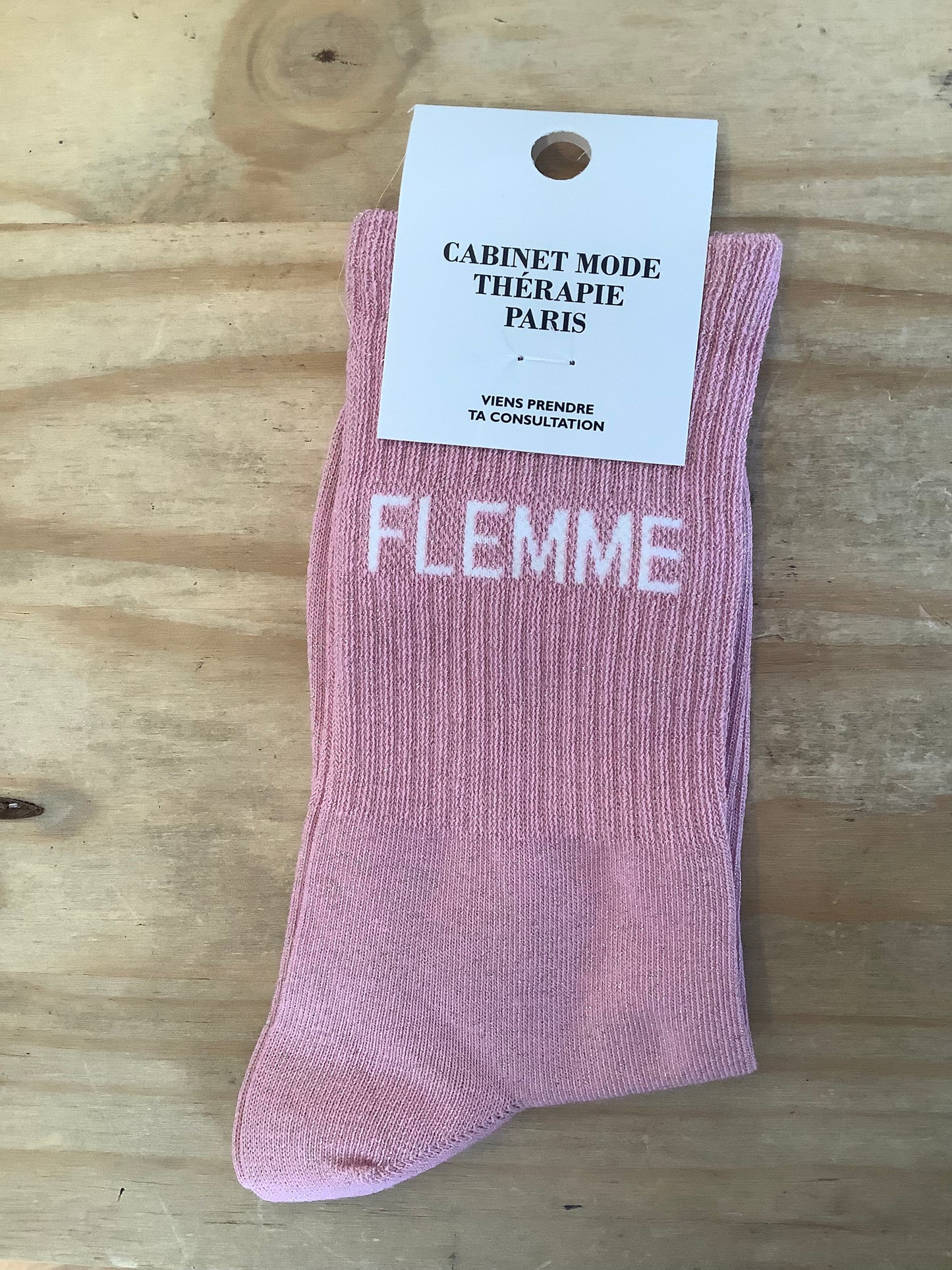 Chaussette paillettes Flemme