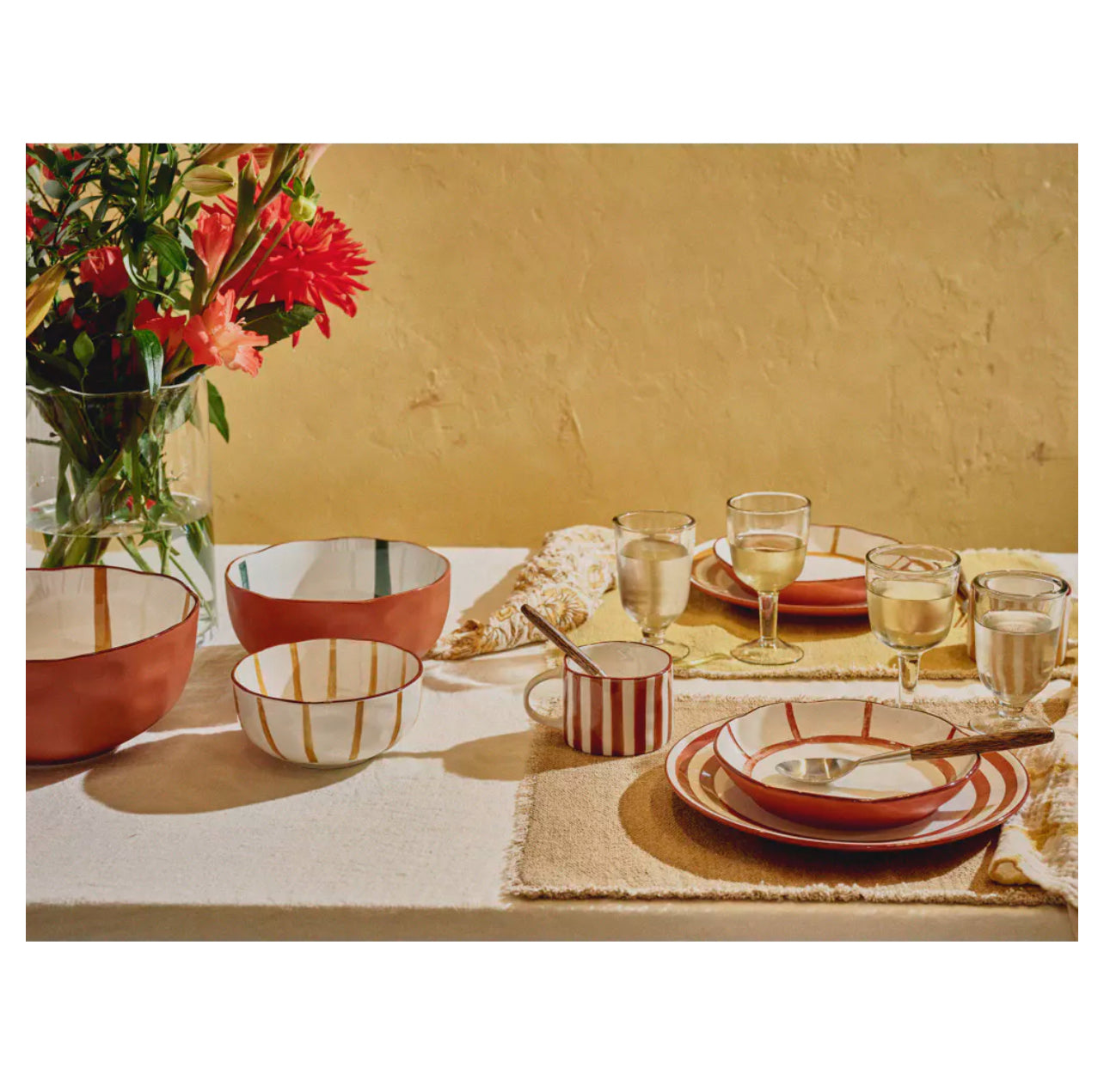 MYKONOS - mug - porcelaine - rouille