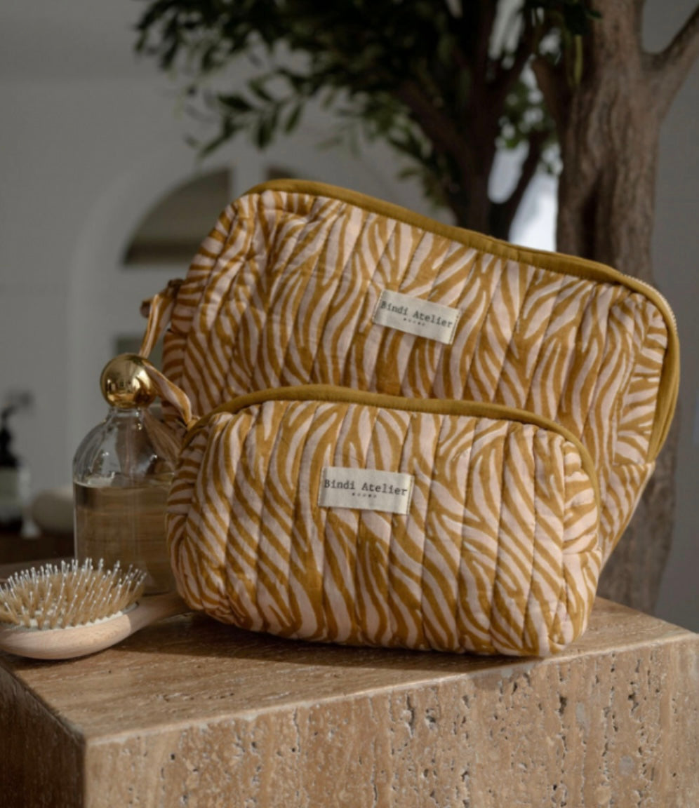 Trousse de maquillage - Zebra Havane
