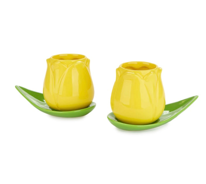 Tasse à café Tulipe jaune