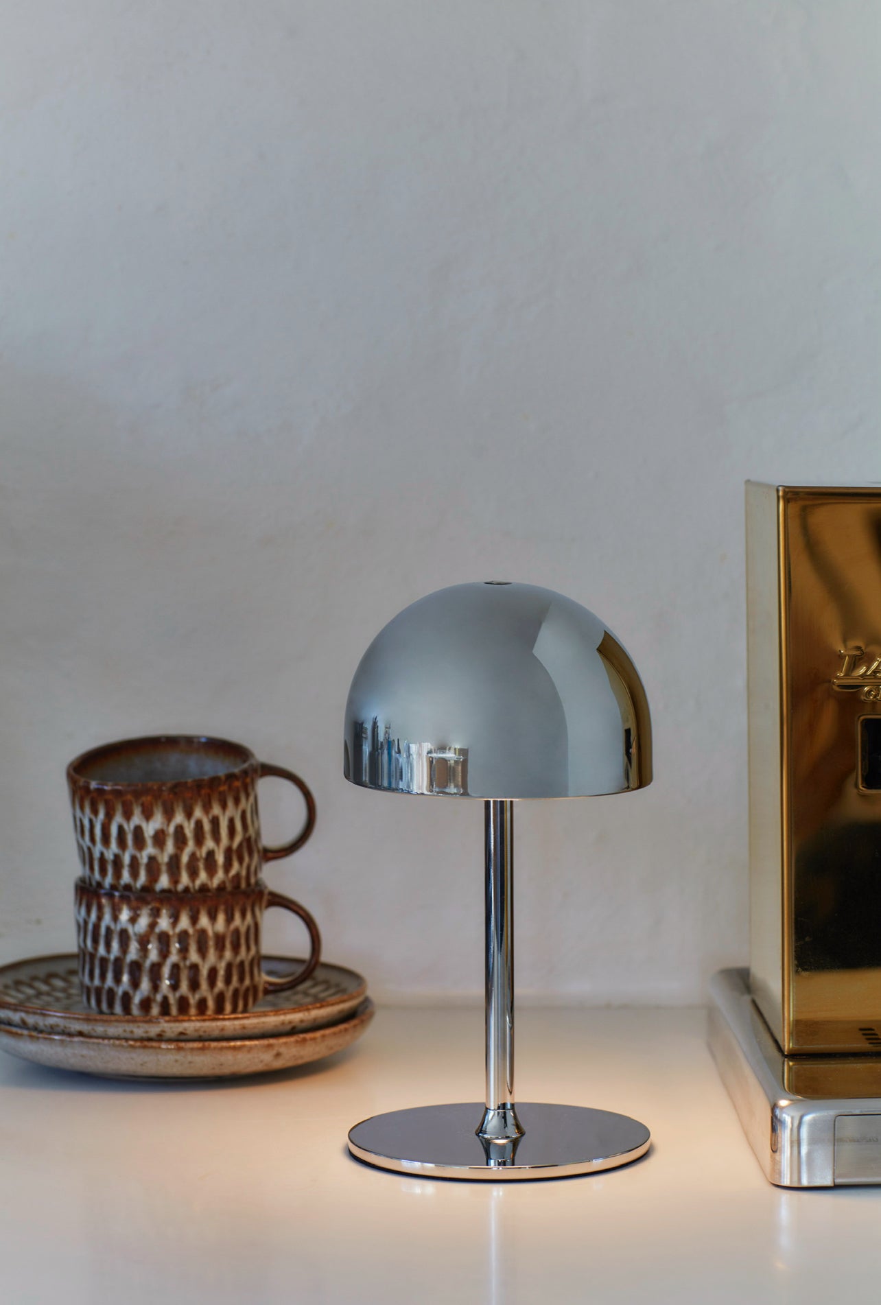 Lampe Tim sans fil rechargeable chrome