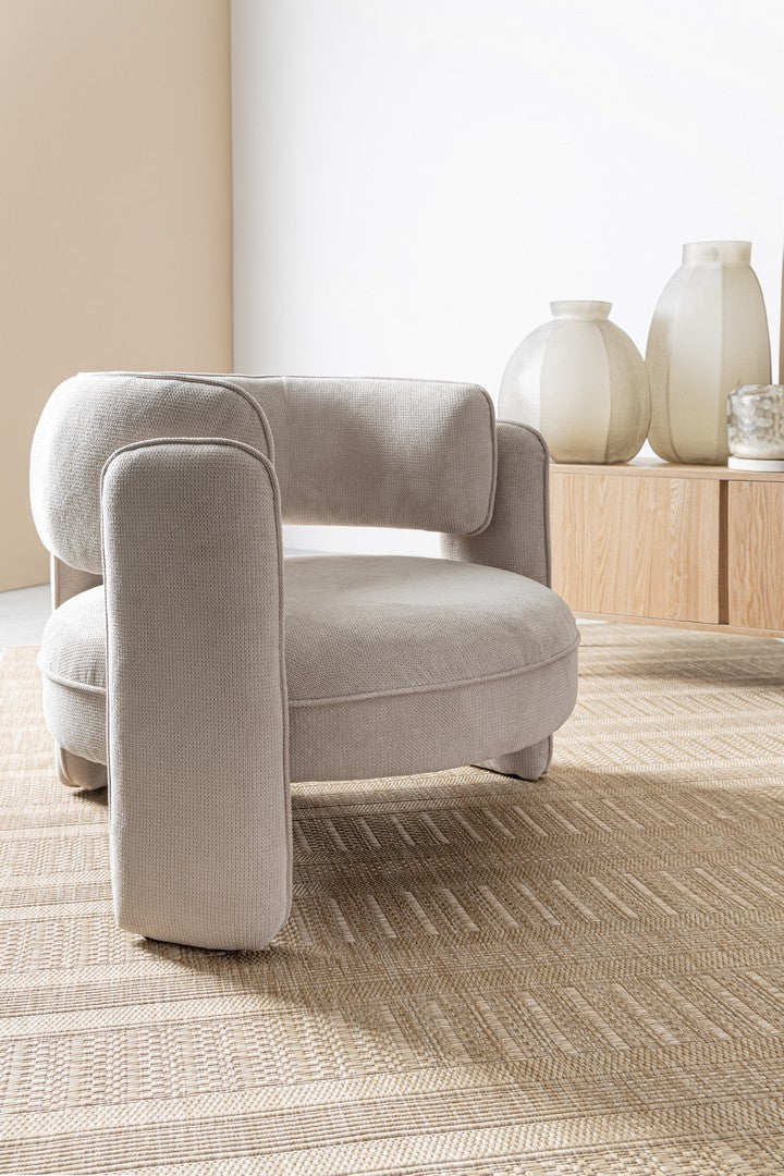 Fauteuil Aisha Beige