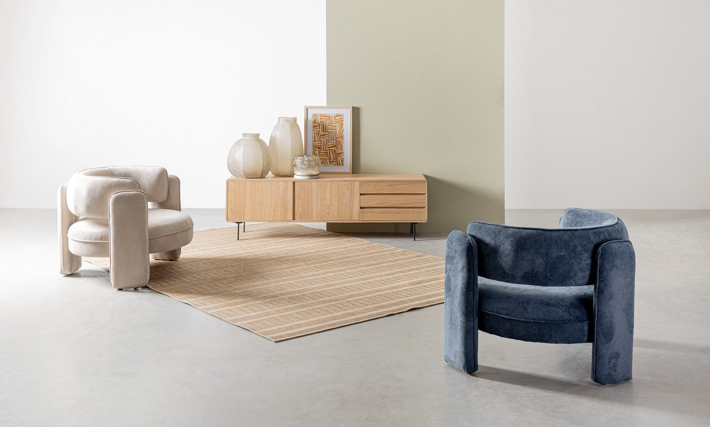 Fauteuil Aisha Beige