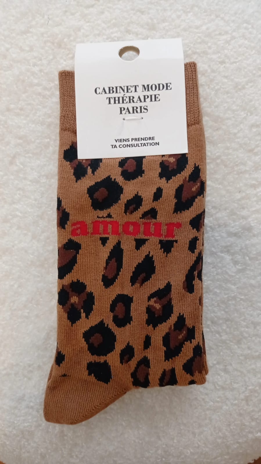 Chaussette Amour Léopard