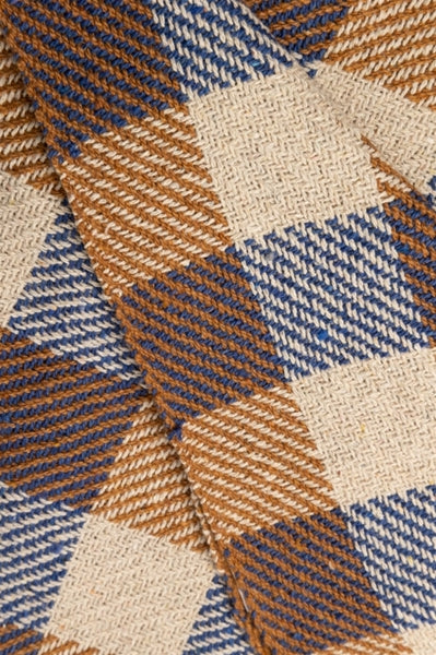 Plaid Marron carreaux - 130x180 cm