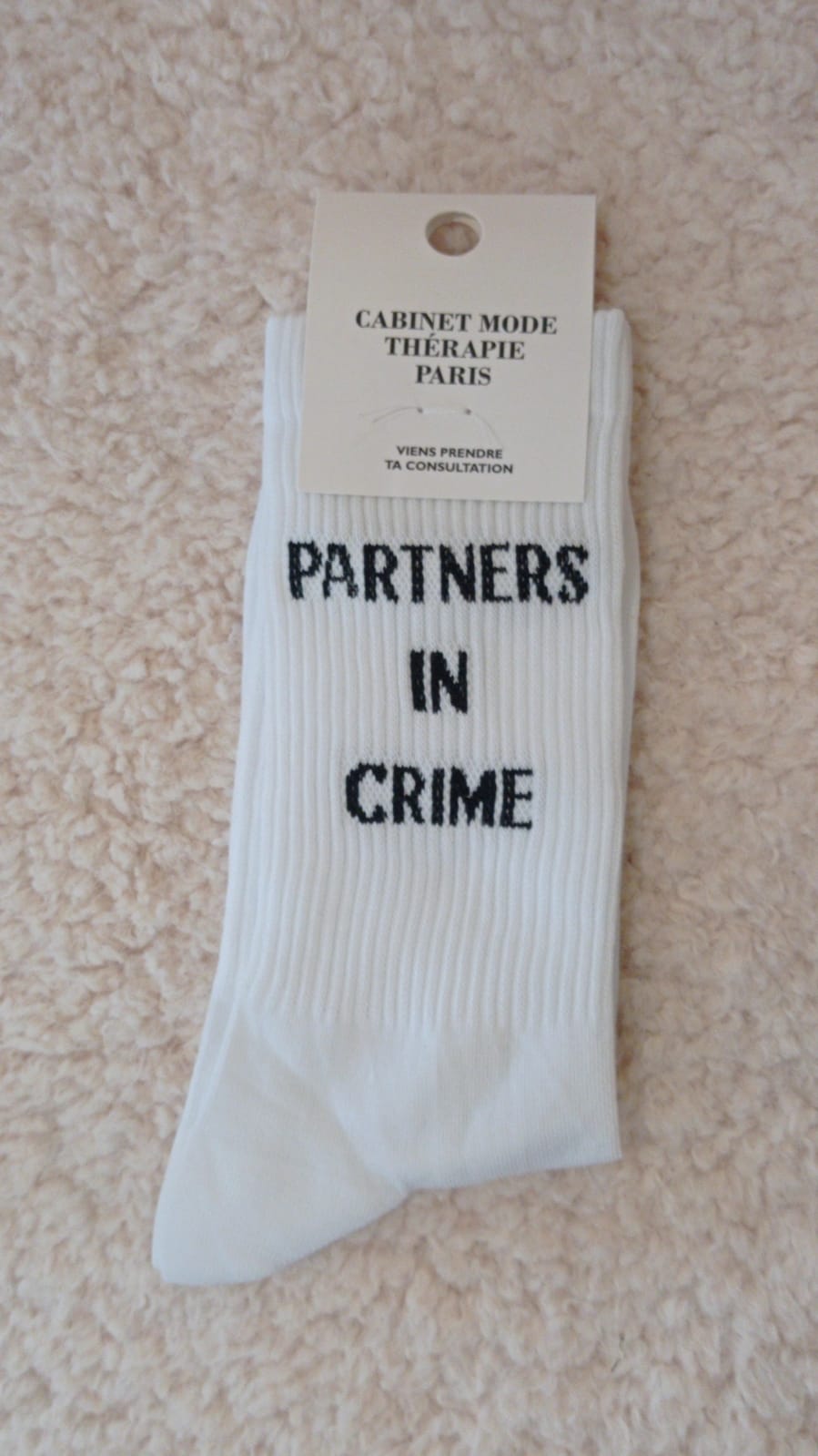 Chaussette Partners in crime