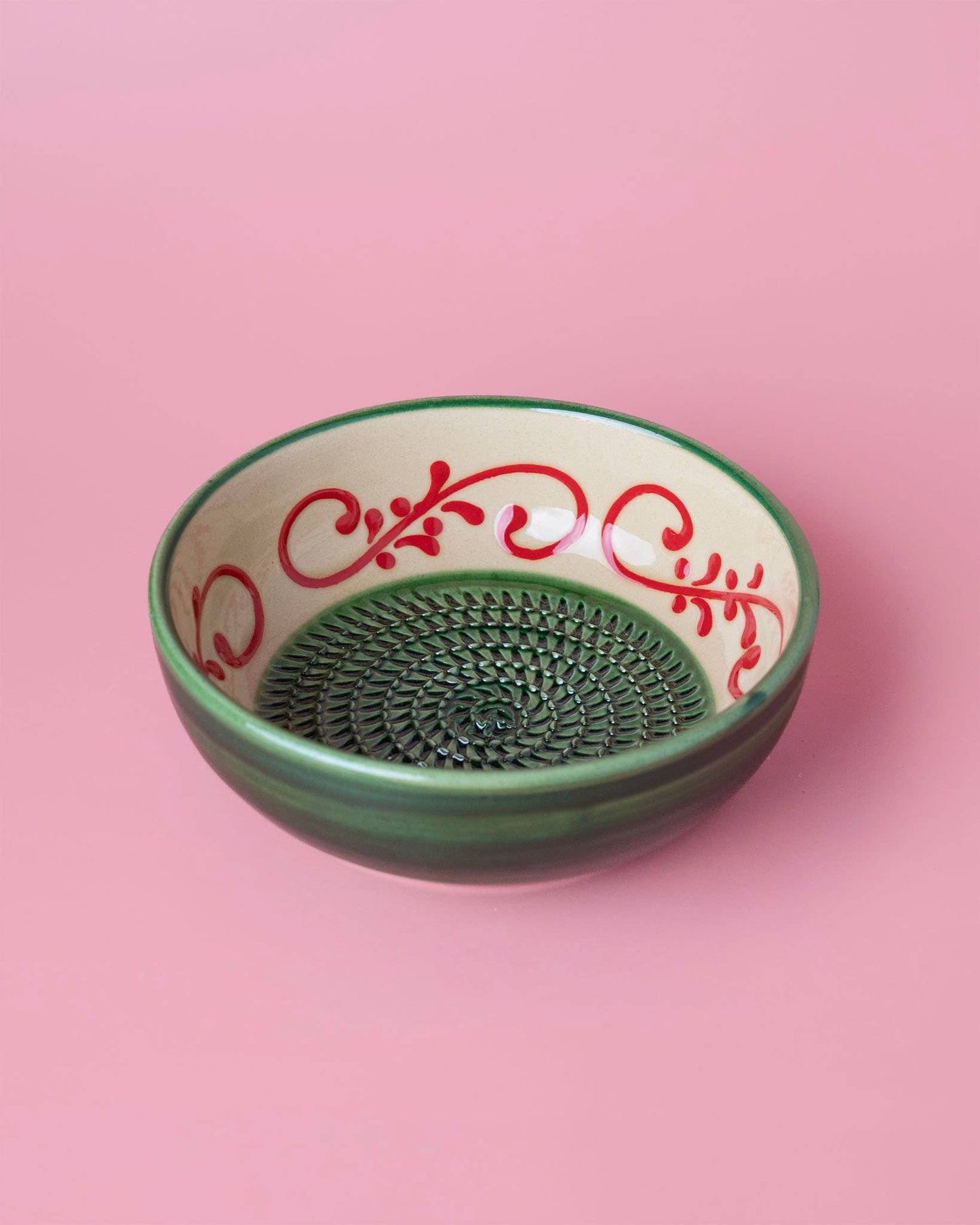 Assiette râpe à ail - Céramique traditionnelle moyenne - Alhambra