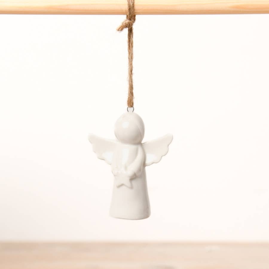 Décoration à suspendre en forme d'ange, 6 cm