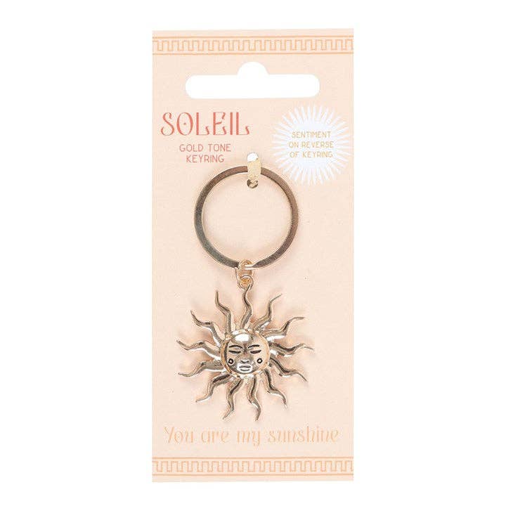 Porte-clés Soleil Doré