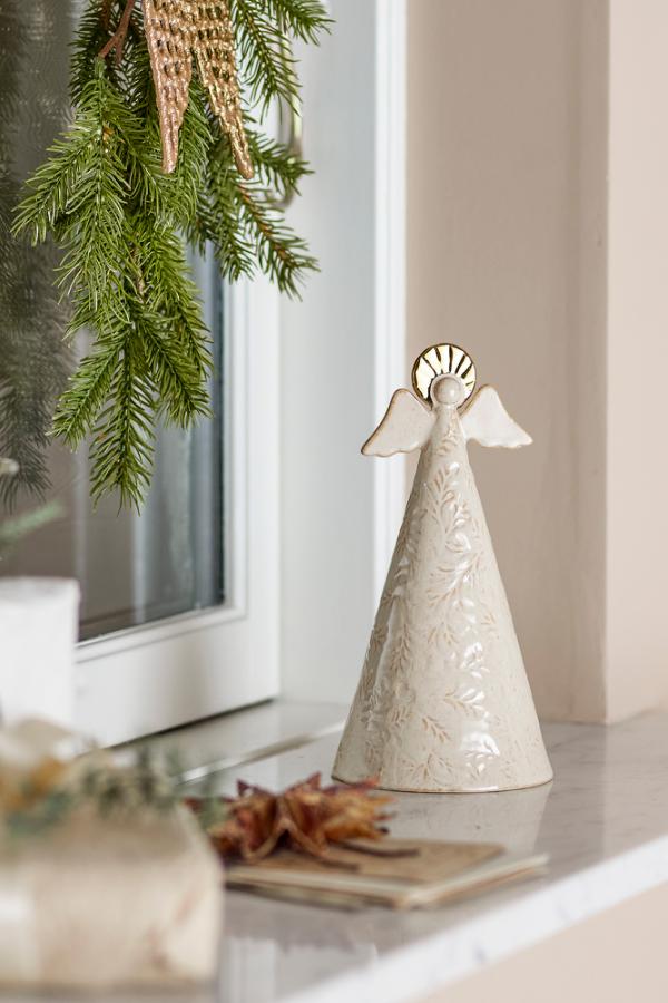Liza déco, beige grès D10xH20 cm