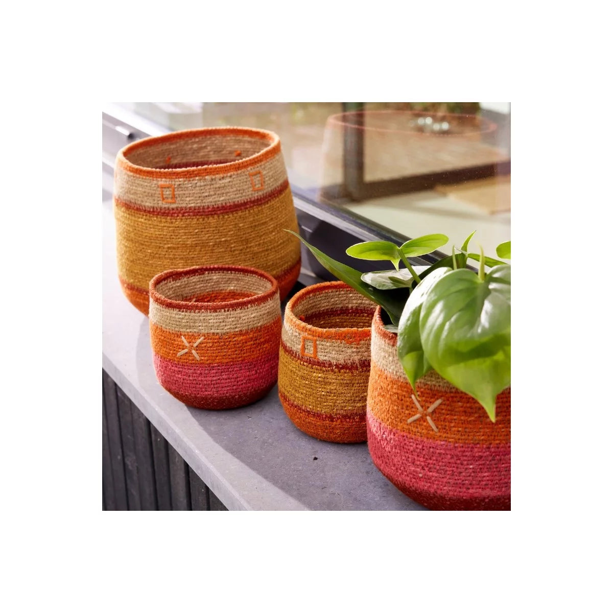 Panier - Croix Orange - 17cm