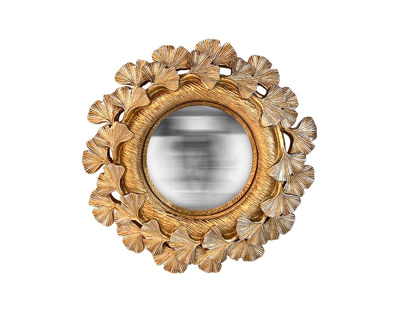 MIROIR GINKGO CONVEXE DIAM 18CM