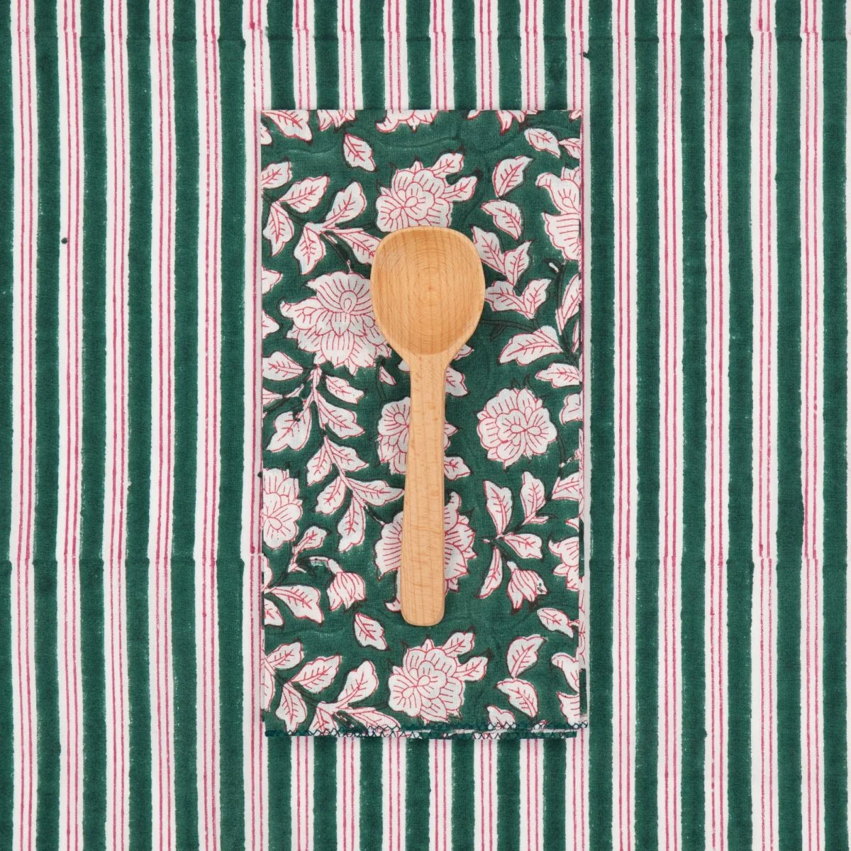 Serviette de table x4 Iris Sapin
