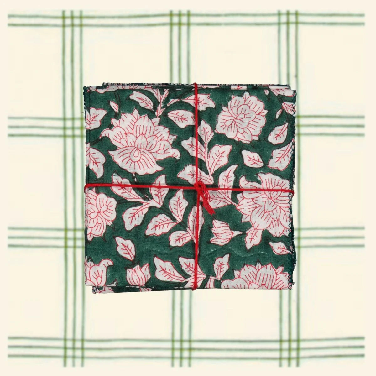 Serviette de table x4 Iris Sapin