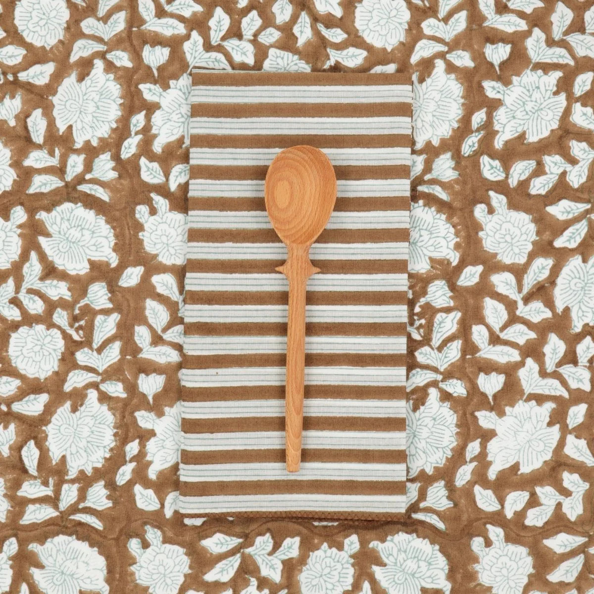 Serviette de table x4 Salem Cappuccino