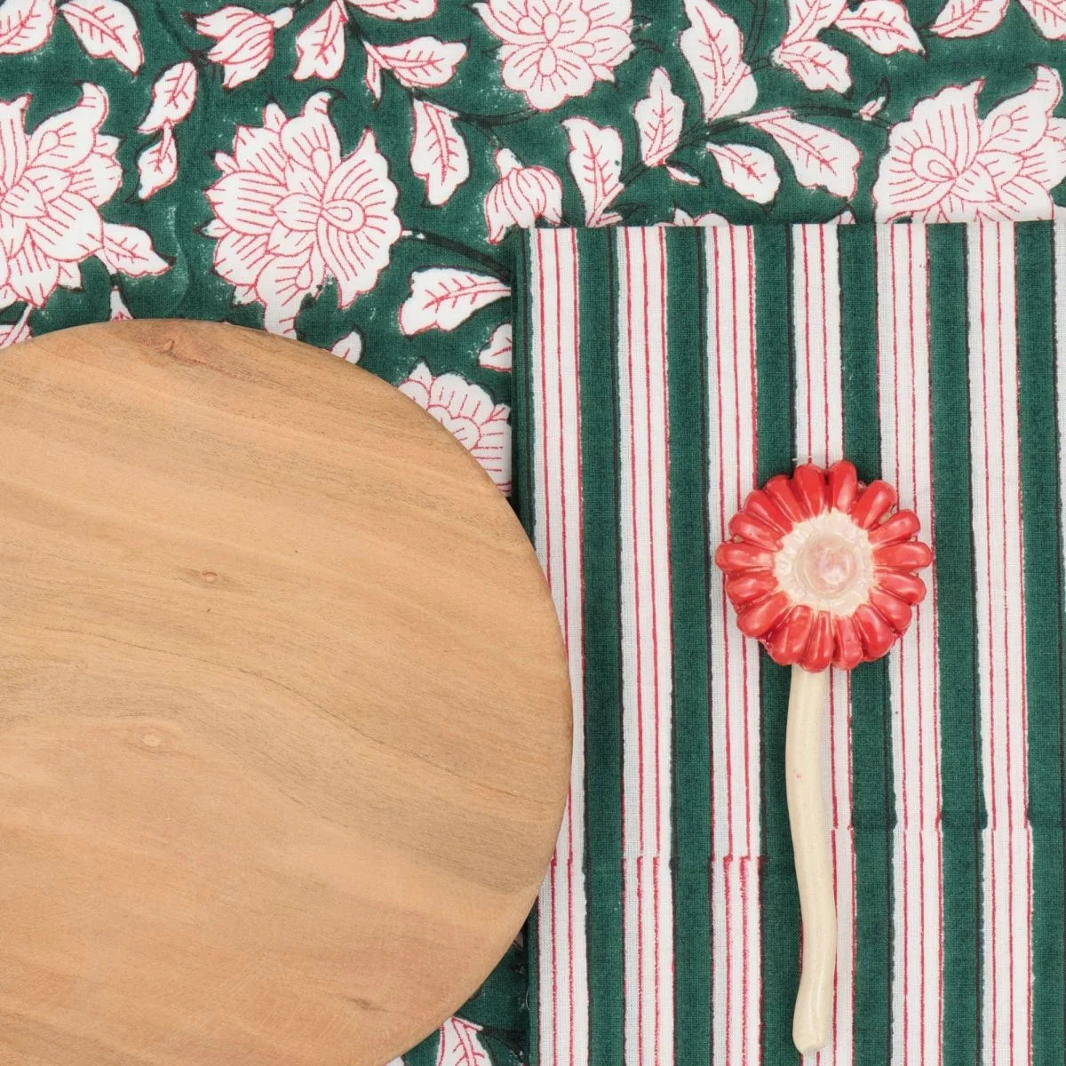 Serviette de table x4 Salem Sapin