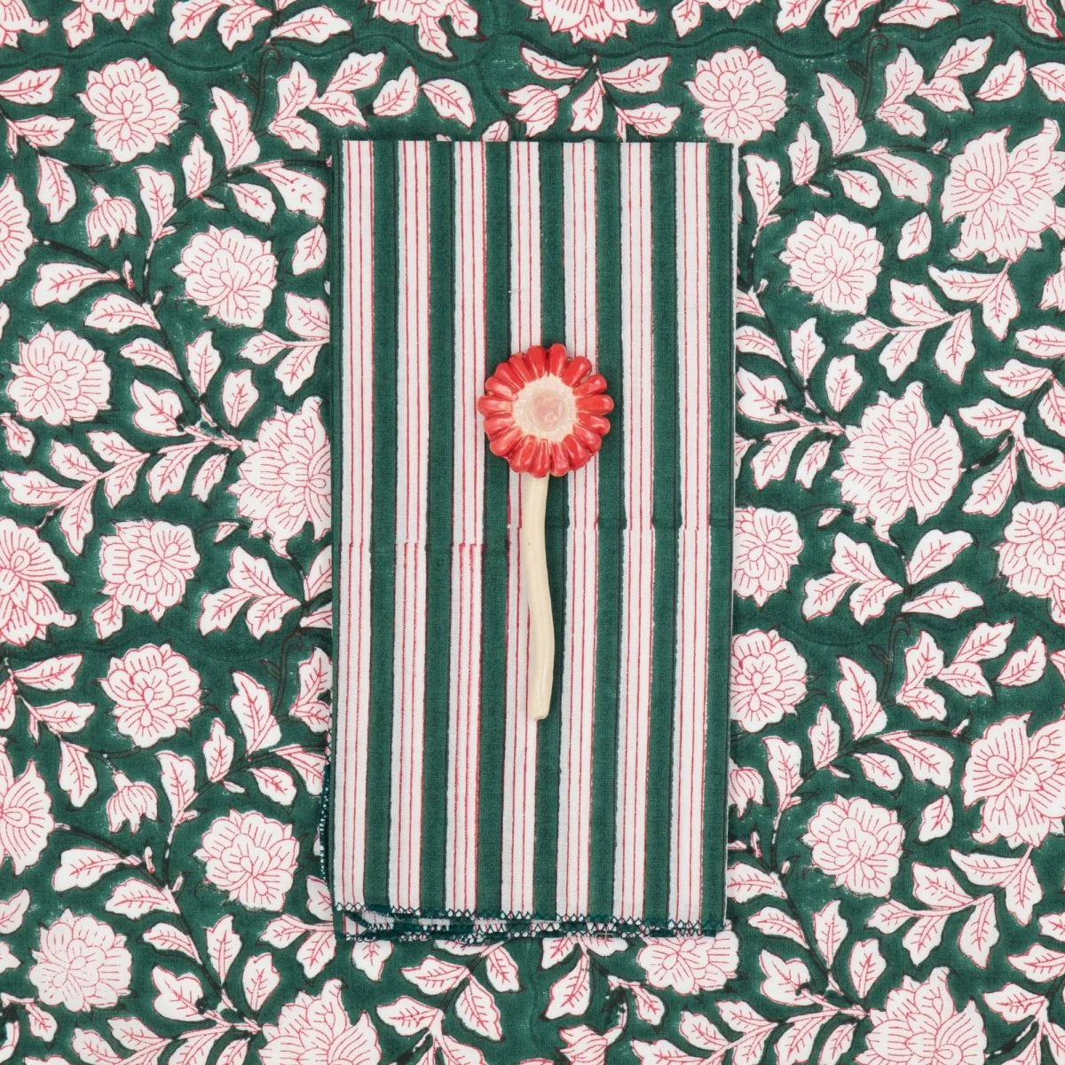 Serviette de table x4 Salem Sapin