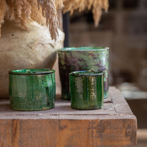 Bougie TAMEGROUTE VERT senteur menthe et thé Taille S