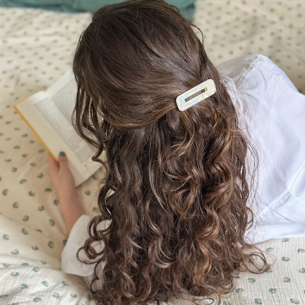 Barrettes Nacre x2