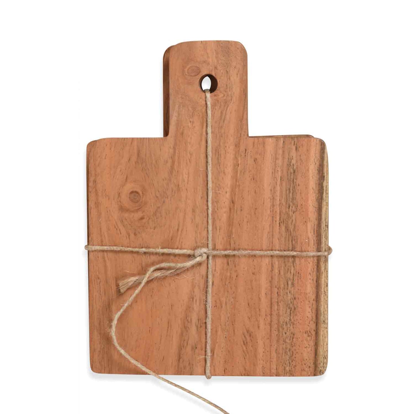 Set de 4 mini planches bois L14 P10 H1cm