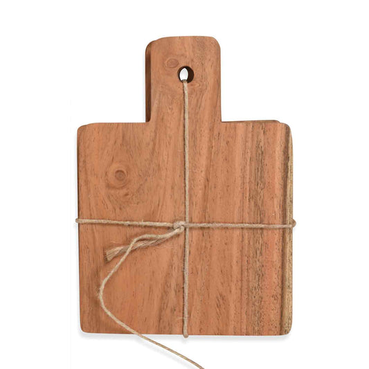 Set de 4 mini planches bois L14 P10 H1cm