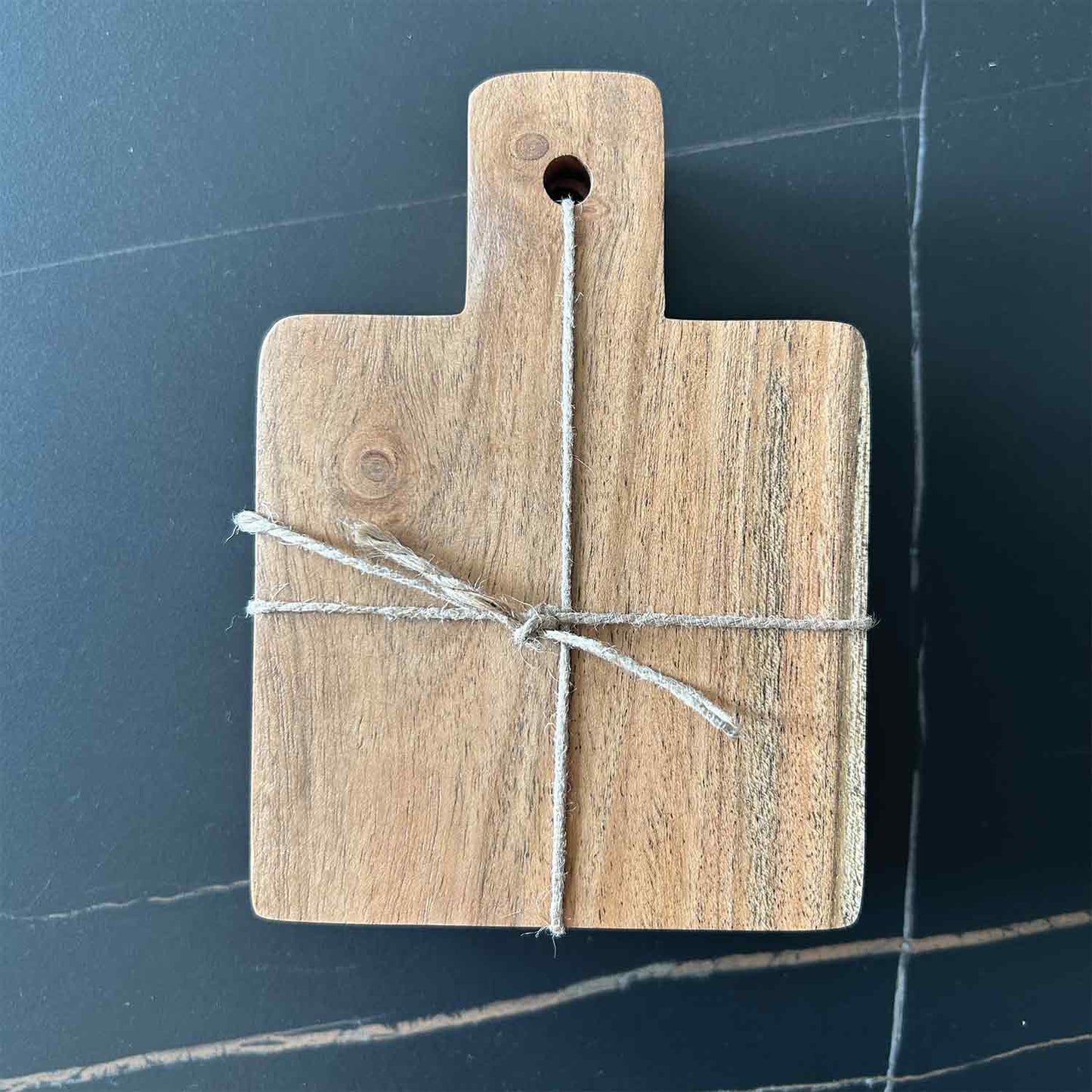 Set de 4 mini planches bois L14 P10 H1cm