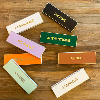 Encens bâtonnets Carezze meilleure mamie kaki basilic mandarine avec support