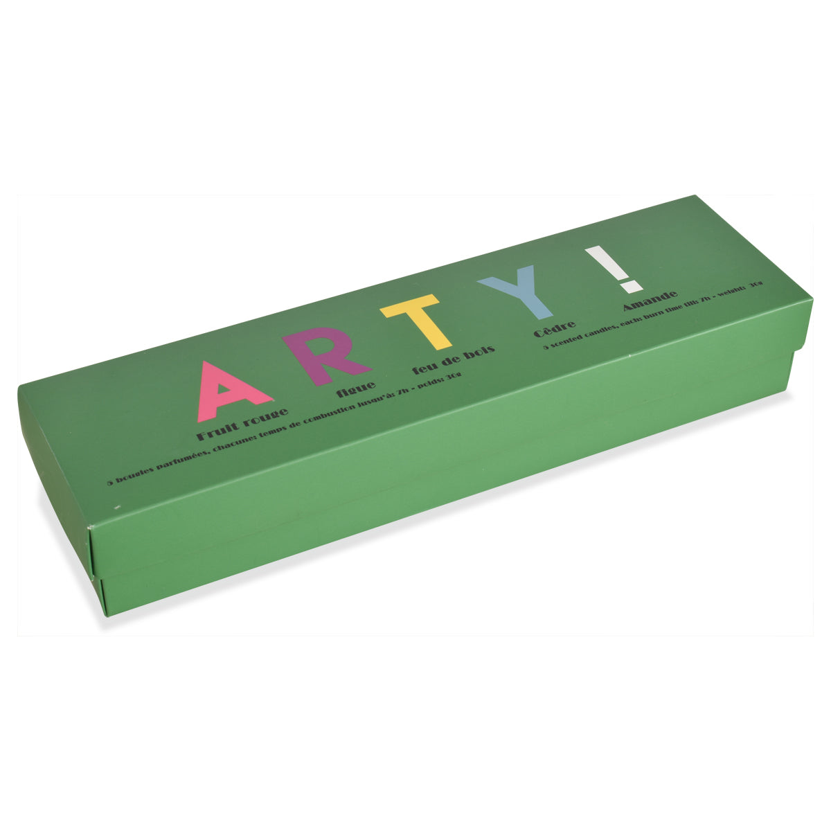 Coffret de 5 bougies Arty D4,5 H5cm