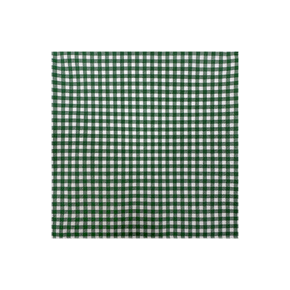 serviette papier vichy vert 33x33cm