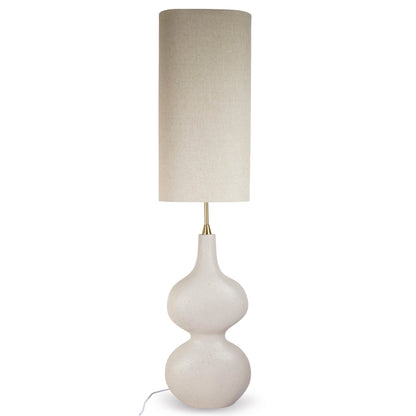 Lampadaire organique beige L32 P18 H138cm