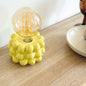 Lampe décorative citron à piles D12.5 H17.5cm