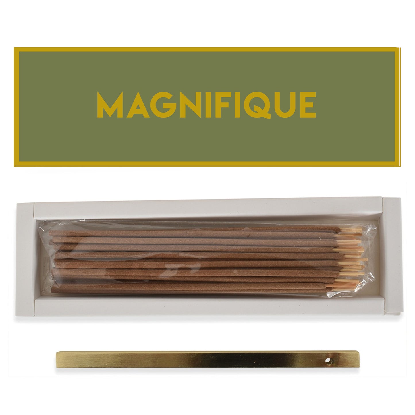 Encens bâtonnets glam magnifique mimosa avec support